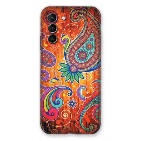 Coque Pour Samsung Galaxy S21 Fleur Psychedelic