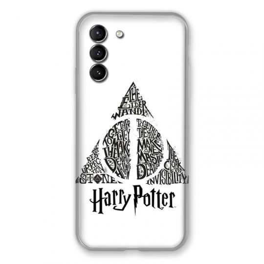 Coque Pour Samsung Galaxy S21 WB License Harry Potter Triangle Blanc