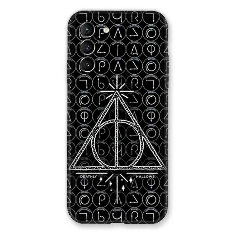 Coque Pour Samsung Galaxy S21 WB License Harry Potter Triangle noir