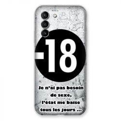 Coque Pour Samsung Galaxy S21 Humour 18 Ans