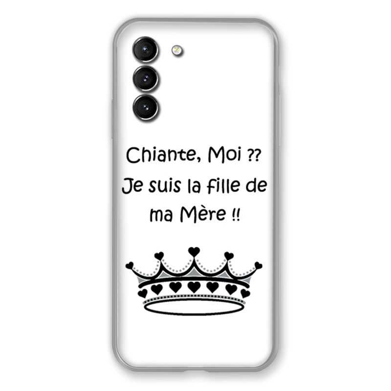 Coque Pour Samsung Galaxy S21 Humour Moi Chiante