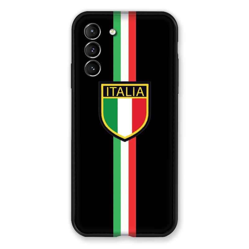 Coque Pour Samsung Galaxy S21 Italie 3 Noir