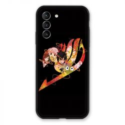 Coque Pour Samsung Galaxy S21 Manga Fairy Tail Logo Noir