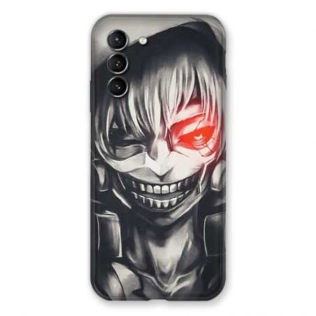 Coque Pour Samsung Galaxy S21 Manga Kaneki Noir