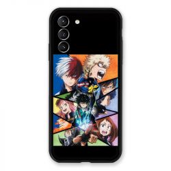 Coque Pour Samsung Galaxy S21 Manga My Hero Academia Noir