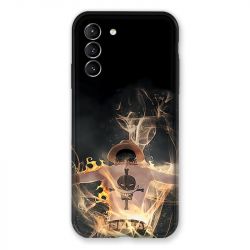 Coque Pour Samsung Galaxy S21 Manga One Piece Ace Noir