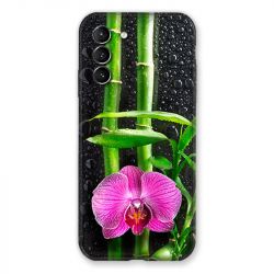 Coque Pour Samsung Galaxy S21 Orchidee Bambou