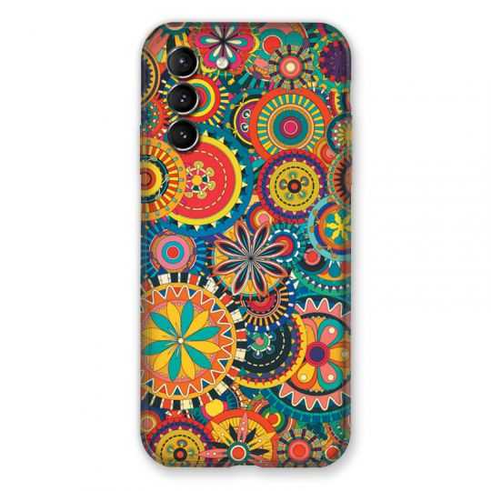 Coque Pour Samsung Galaxy S21 Psychedelic Roue