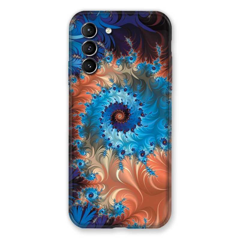 Coque Pour Samsung Galaxy S21 Psychedelic Spirale