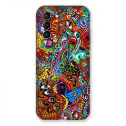 Coque Pour Samsung Galaxy S21 Psychedelic Yeux