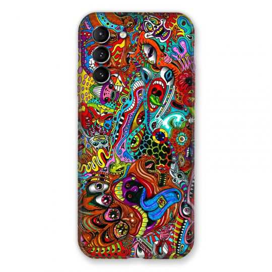 Coque Pour Samsung Galaxy S21 Psychedelic Yeux