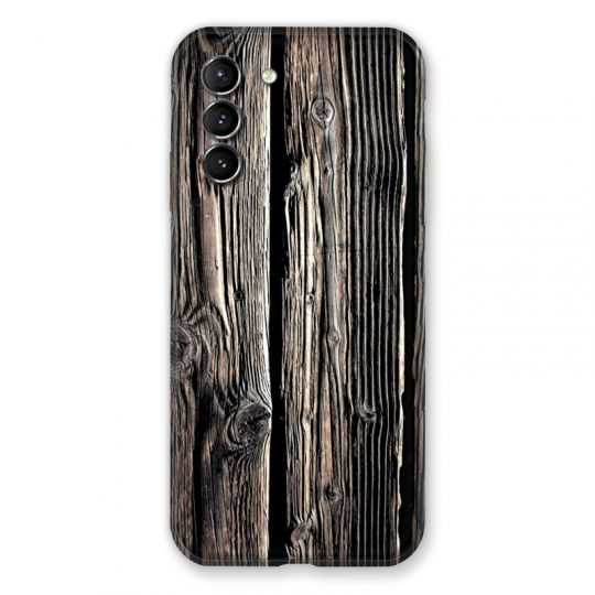 Coque Pour Samsung Galaxy S21 Texture Bois
