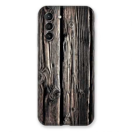 Coque Pour Samsung Galaxy S21 Texture Bois