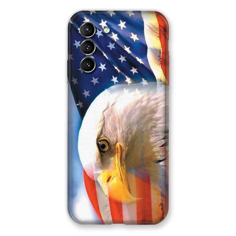 Coque Pour Samsung Galaxy S21 Amerique USA Aigle