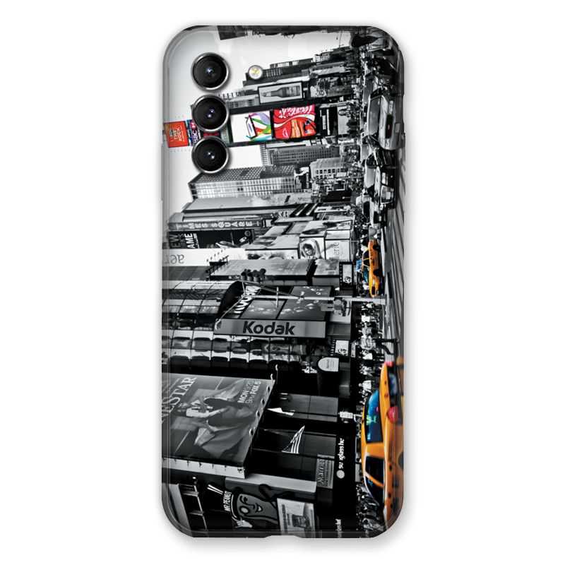 Coque Pour Samsung Galaxy S21 Amerique USA New York Taxi