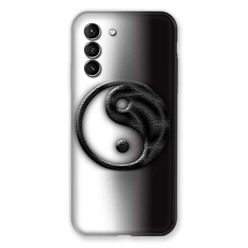 Coque Pour Samsung Galaxy S21 Yin Yang 3d