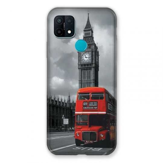 Coque Pour Oppo A15 Angleterre London Bus