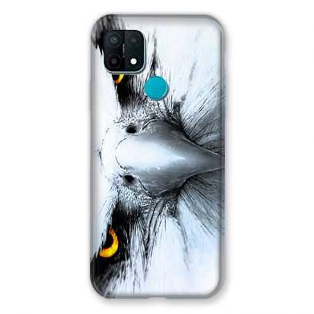 Coque Pour Oppo A15 Aigle Royal Blanc