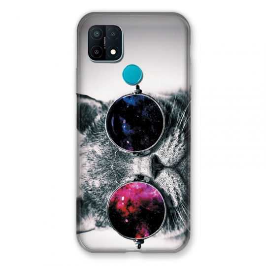 Coque Pour Oppo A15 Chat Fashion