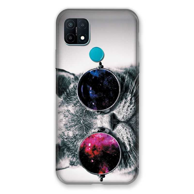 Coque Pour Oppo A15 Chat Fashion