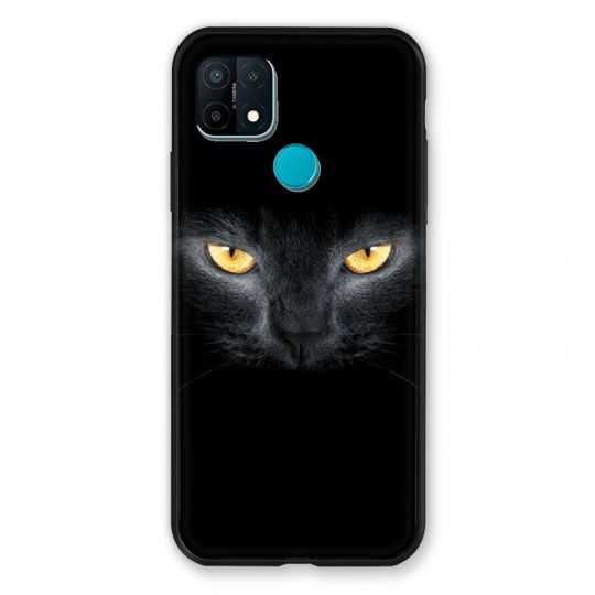 Coque Pour Oppo A15 Chat Noir