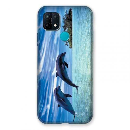 Coque Pour Oppo A15 Dauphin Ile