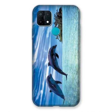 Coque Pour Oppo A15 Dauphin Ile