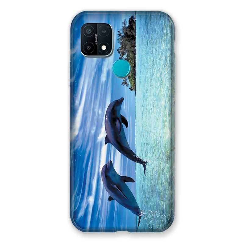 Coque Pour Oppo A15 Dauphin Ile