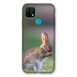 Coque Pour Oppo A15 Lapin Marron