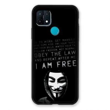 Coque Pour Oppo A15 Anonymous I am free