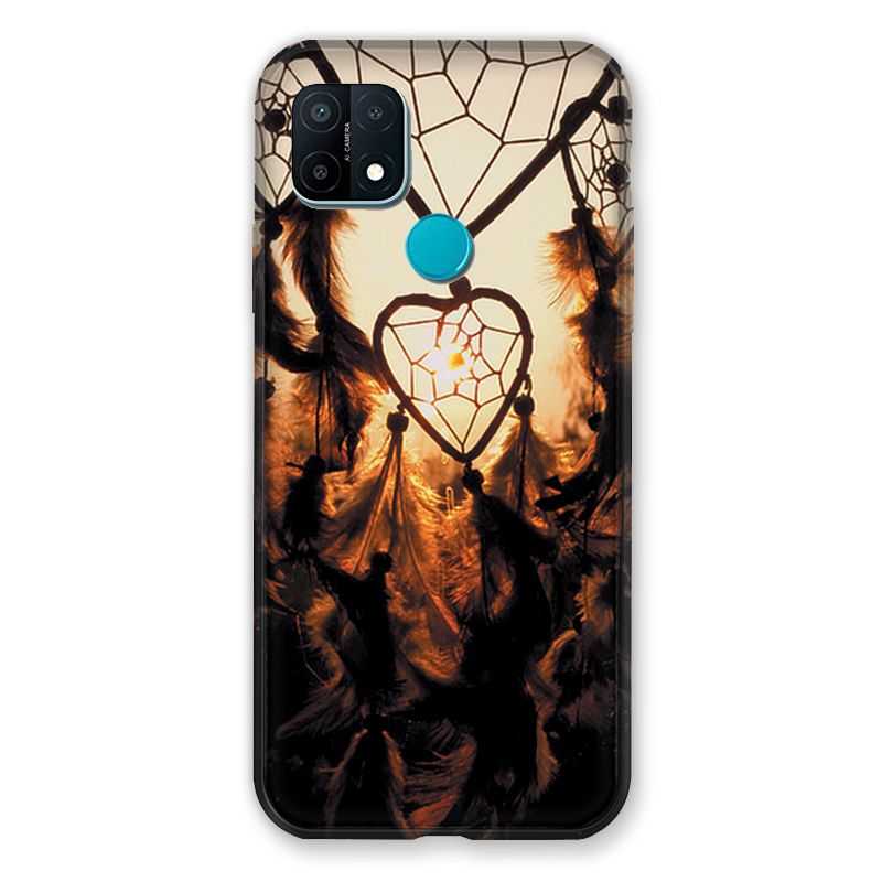 Coque Pour Oppo A15 Attrape Reve Noir