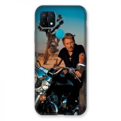 Coque Pour Oppo A15 Johnny Hallyday Moto