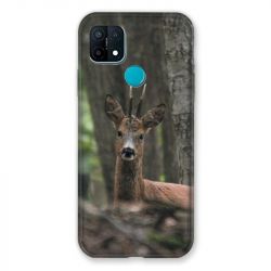 Coque Pour Oppo A15 Chasse Chevreuil Bois