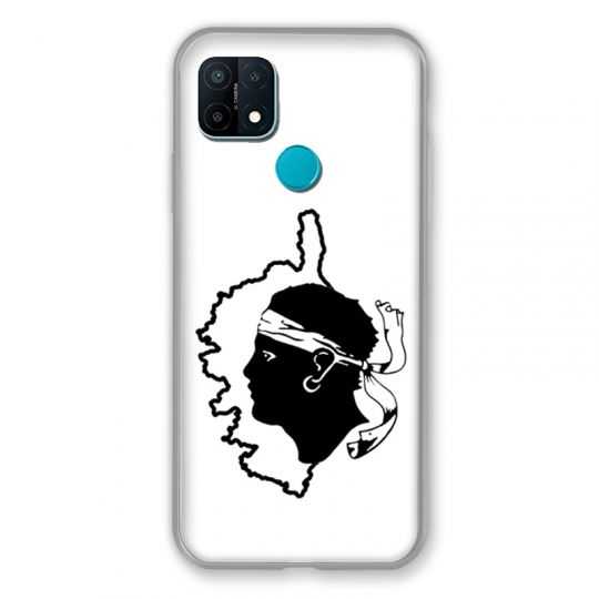 Coque Pour Oppo A15 Corse Blanc
