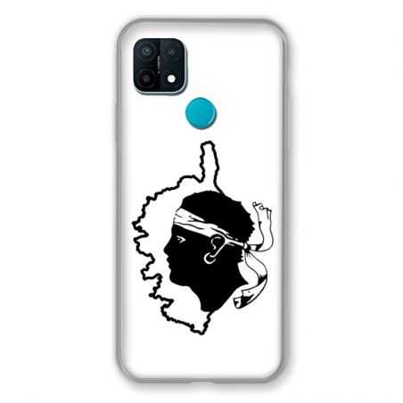 Coque Pour Oppo A15 Corse Blanc