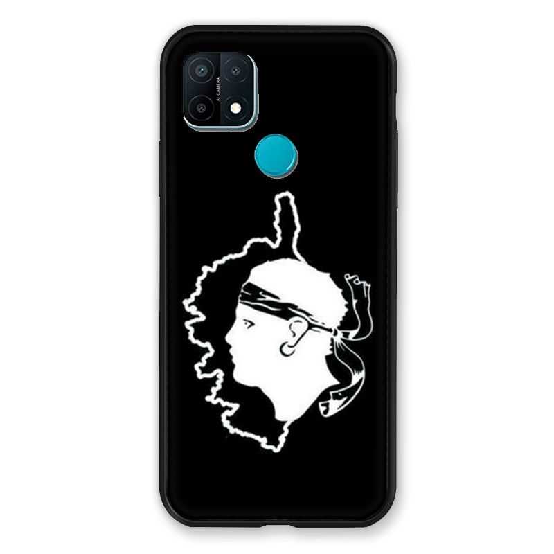Coque Pour Oppo A15 Corse Noir
