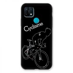 Coque Pour Oppo A15 Cyclisme Ombre Blanche