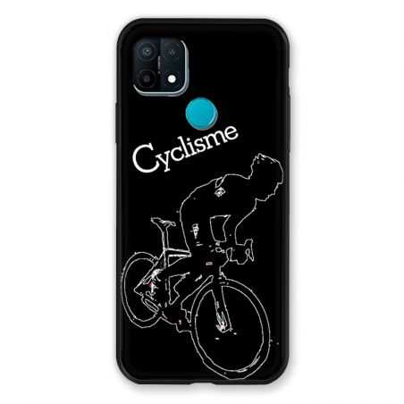 Coque Pour Oppo A15 Cyclisme Ombre Blanche