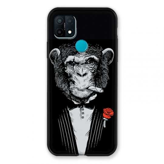 Coque Pour Oppo A15 Decale Singe Mafia