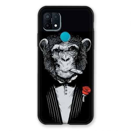 Coque Pour Oppo A15 Decale Singe Mafia