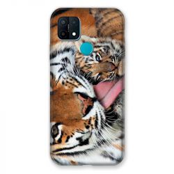 Coque Pour Oppo A15 Bebe Tigre