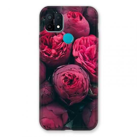 Coque Pour Oppo A15 Fleur Pivoine