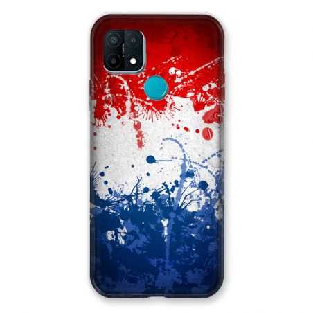 Coque Pour Oppo A15 France Eclaboussure