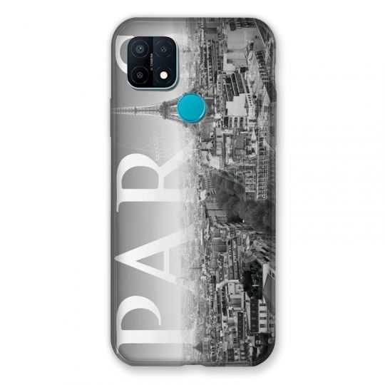 Coque Pour Oppo A15 France Paris Vintage