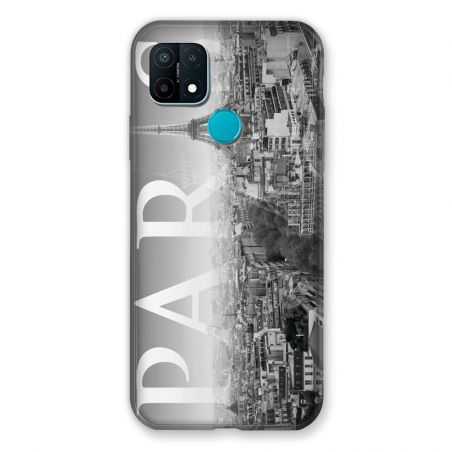 Coque Pour Oppo A15 France Paris Vintage