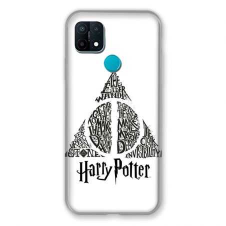 Coque Pour Oppo A15 WB License Harry Potter Triangle Blanc