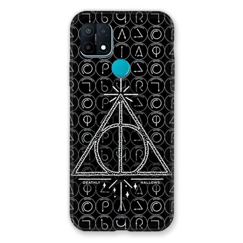 Coque Pour Oppo A15 WB License Harry Potter Triangle noir