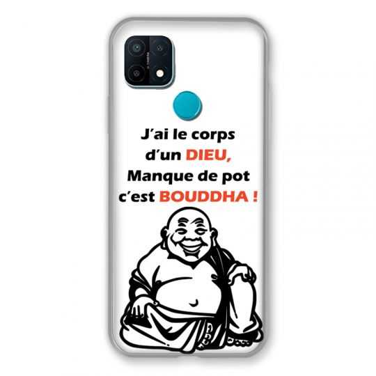 Coque Pour Oppo A15 Humour Bouddha
