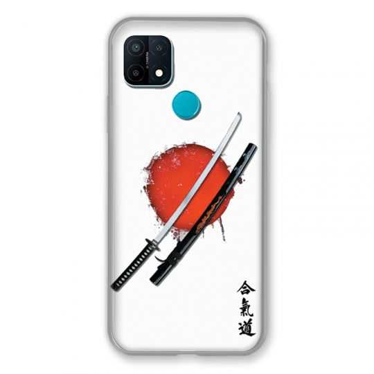 Coque Pour Oppo A15 Japon Epée