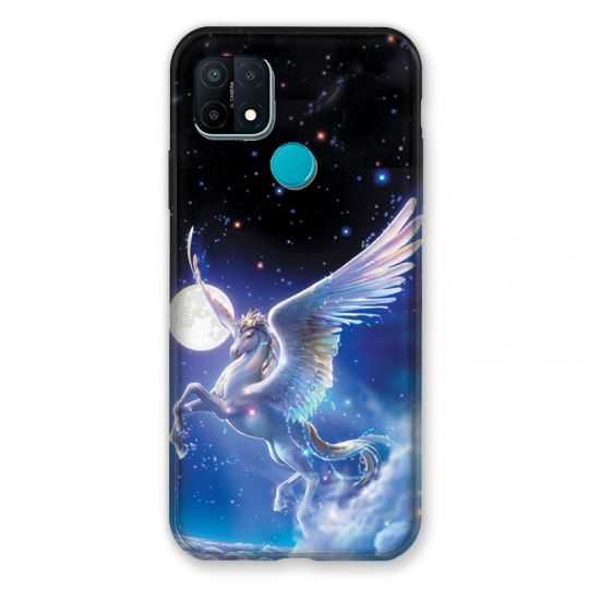 Coque Pour Oppo A15 Licorne Céleste